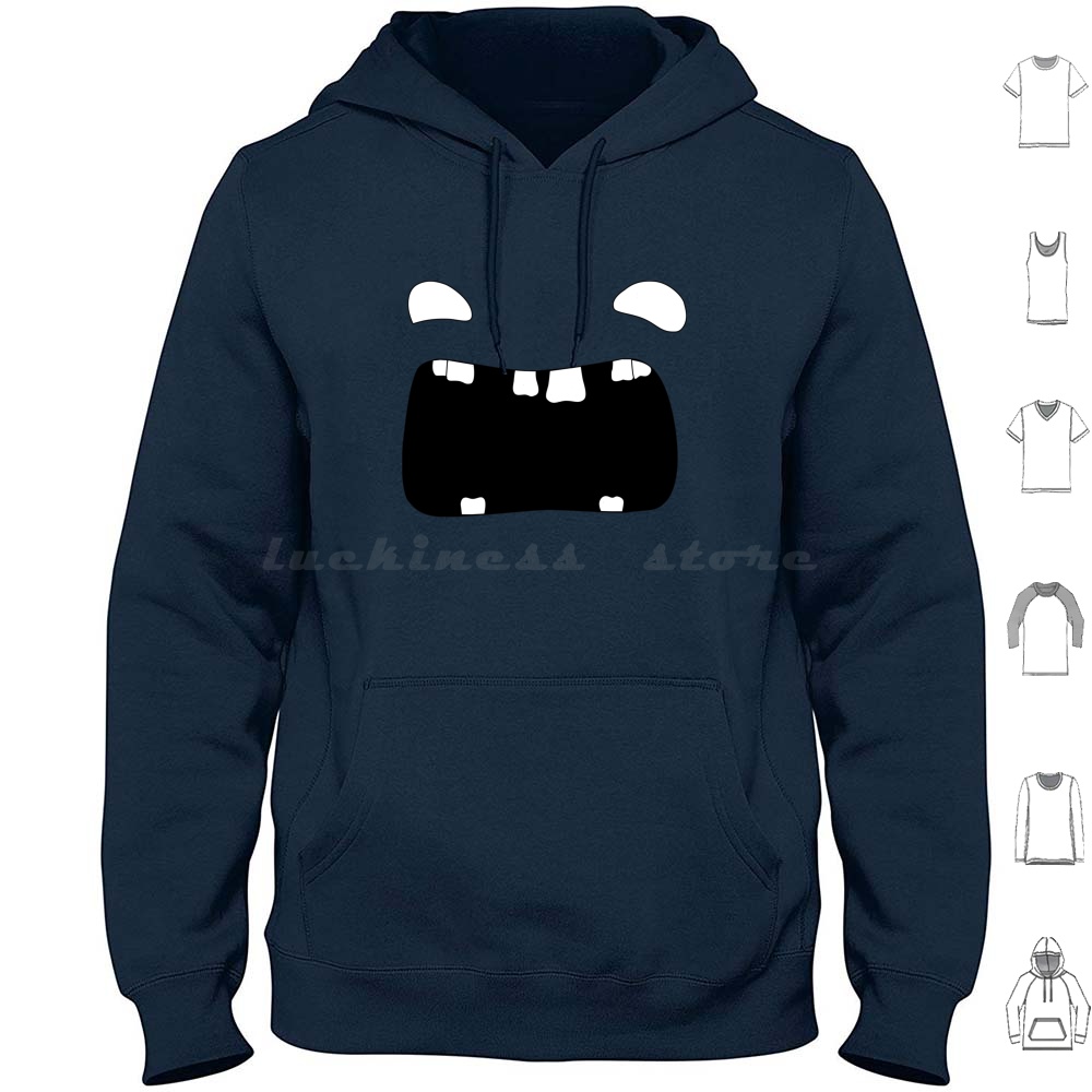 Party Games Jogos - Chompy Face Hoodies Manga Longa Chompy