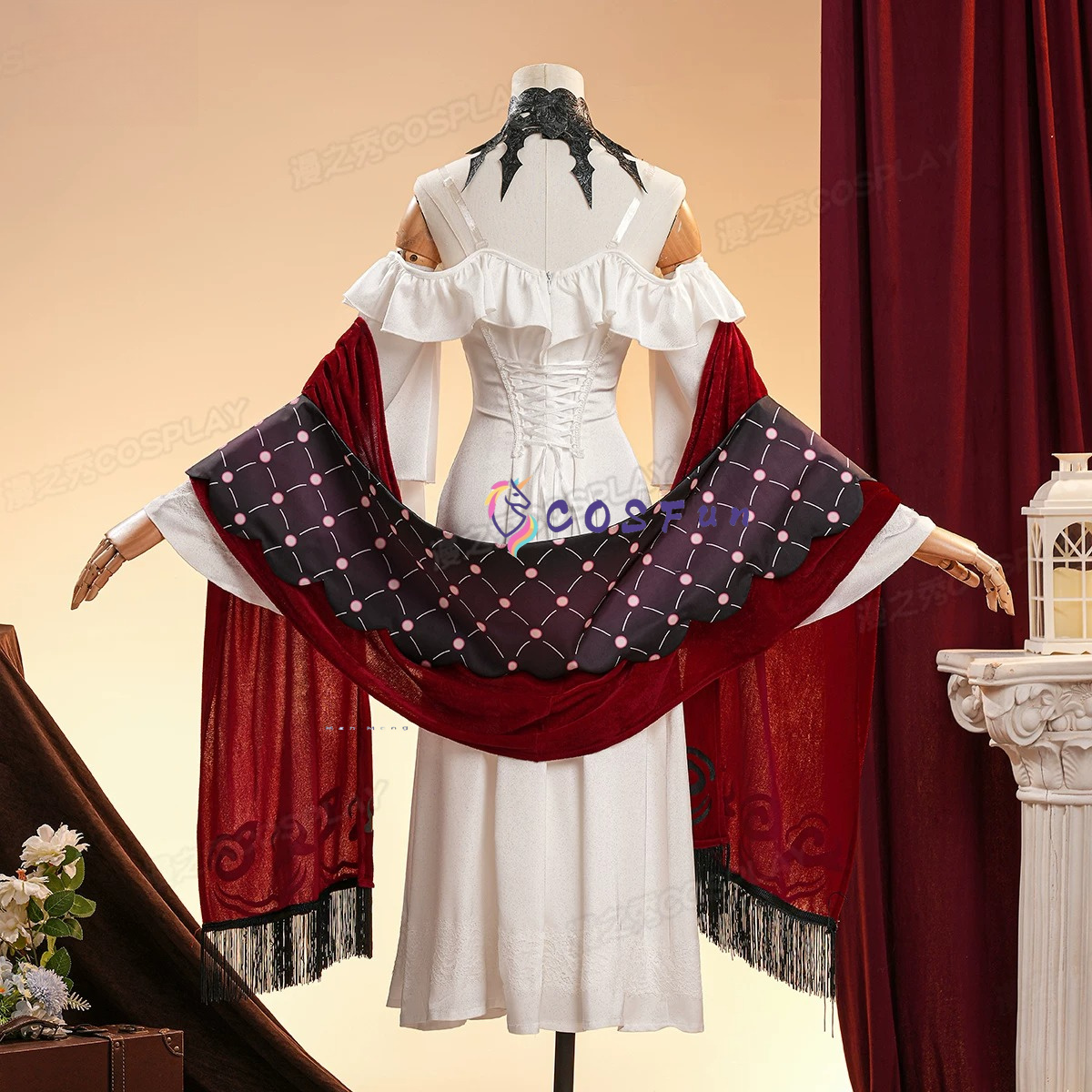 Party Games Christmas - Fantasia de Cosplay Rosalyne de Genshin