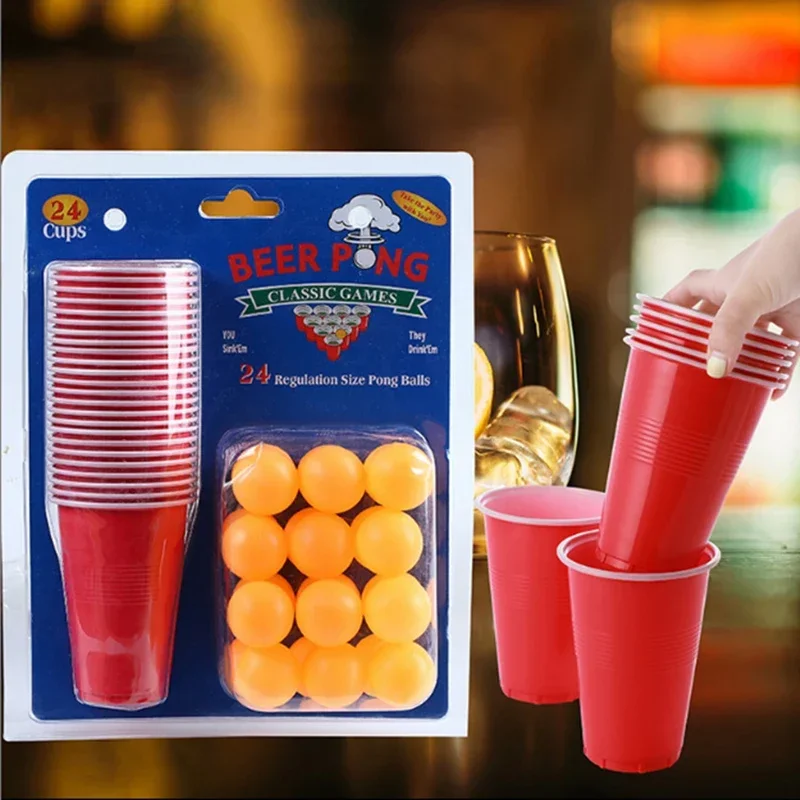 Party Games Jenga - 24 pçs/set copo descartável copo de