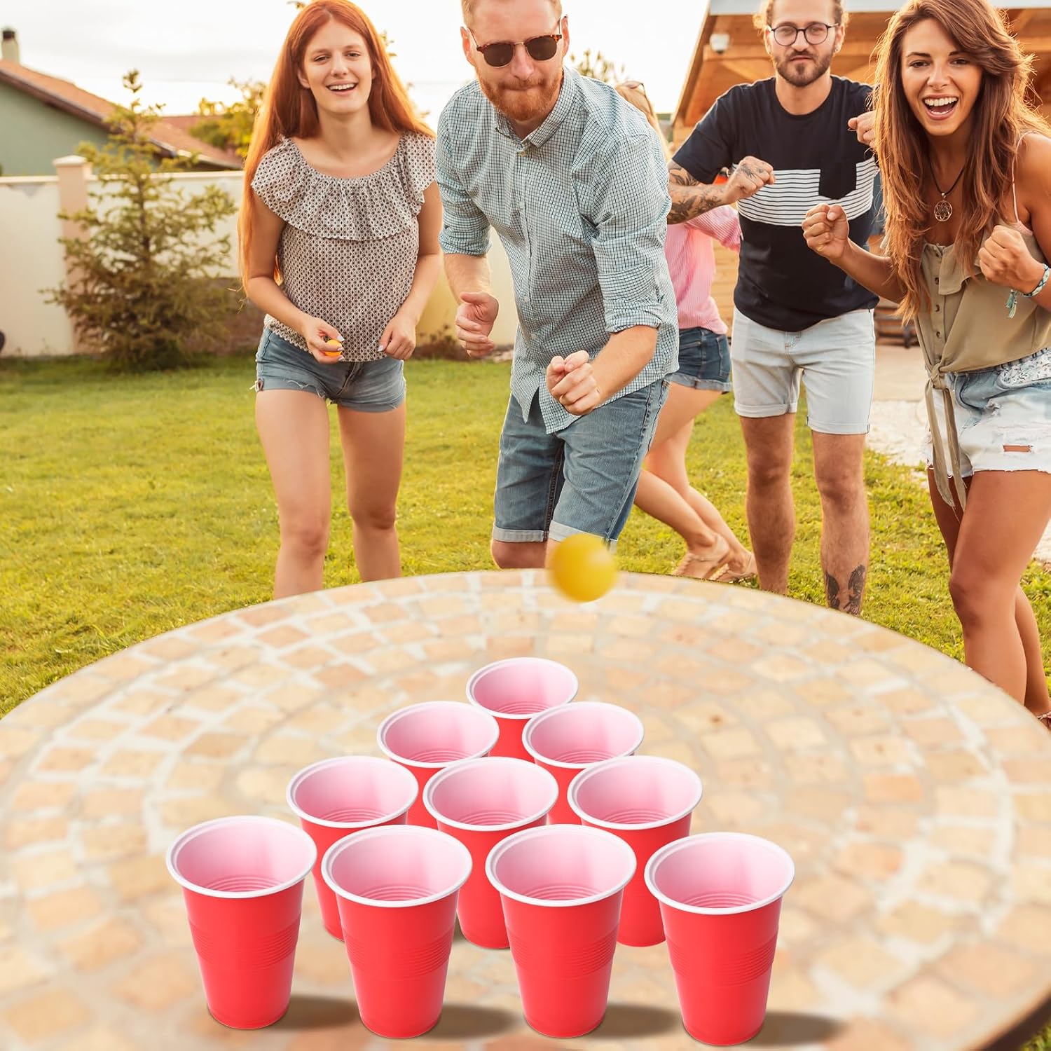 Conjunto de jogo de copo pong  - Party Games Jenga avaliação e preço