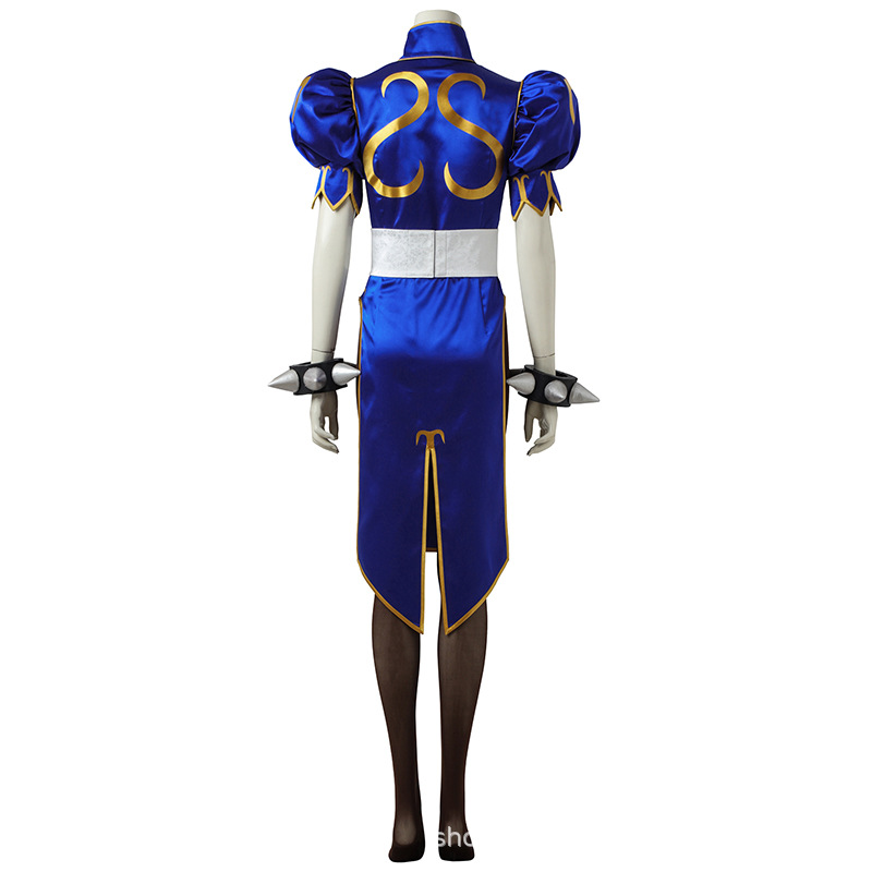 Fantasia Completa Chun Li Azul - Party Games You Can Play avaliação e preço