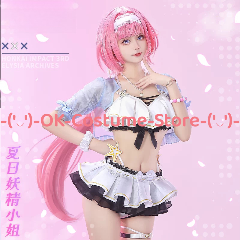Fantasia Cosplay Honkai Impact - Party Games Summer avaliação e preço