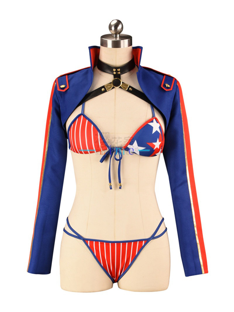Fantasia de Cosplay FGO Saber  - Party Games Summer avaliação e preço
