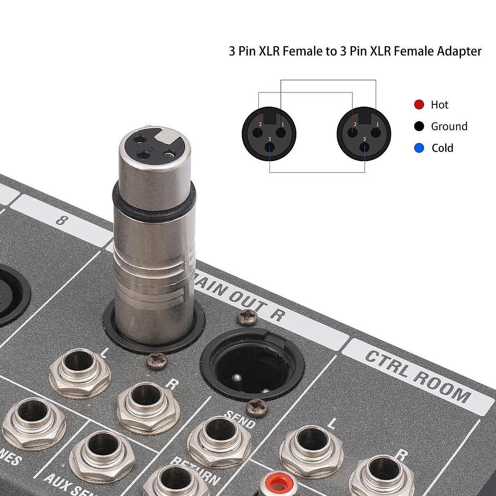 XLR Adapter Extension Coupler  - Party Games Stream avaliação e preço